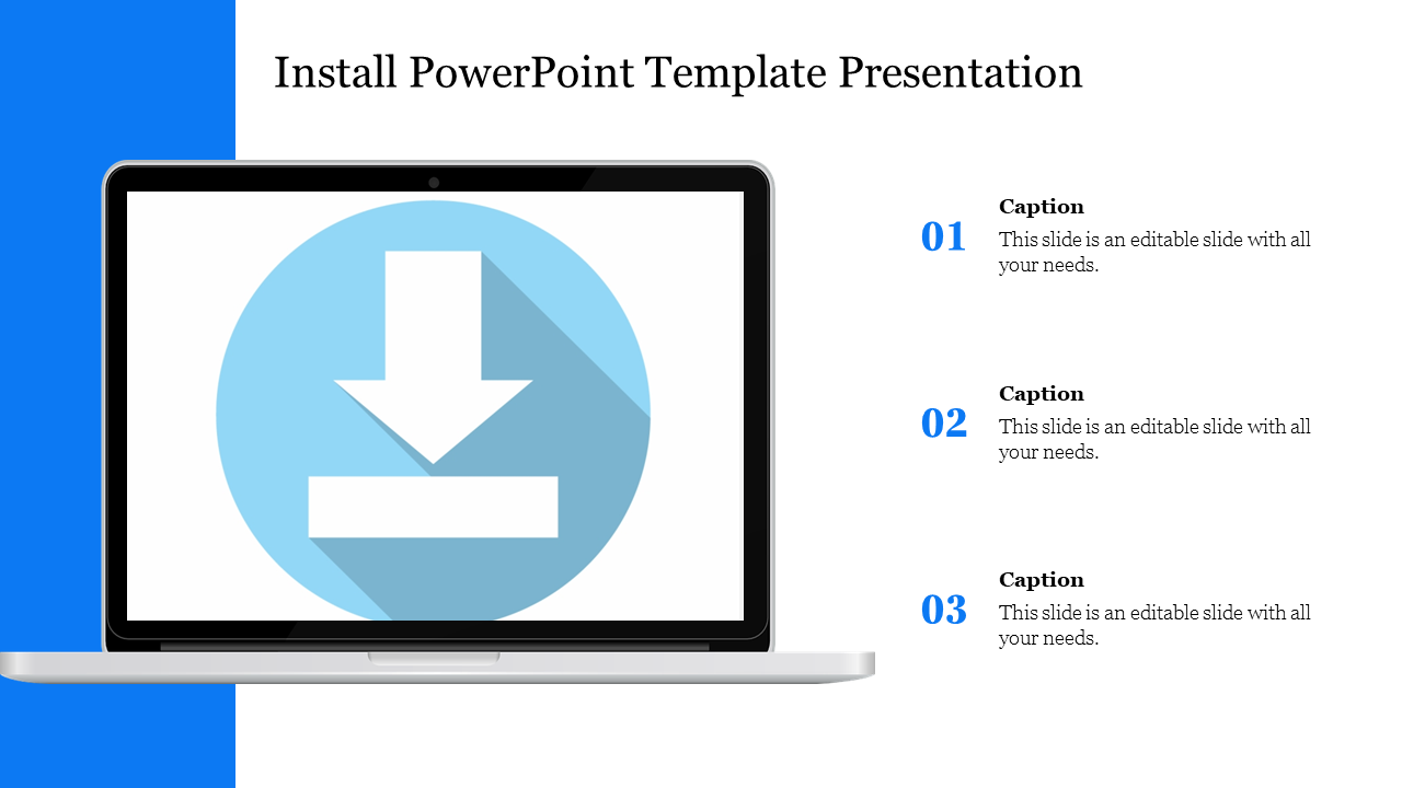 Install PowerPoint Template Presentation